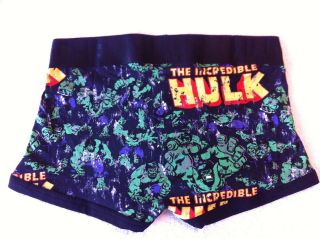 Marvel THE INCREDIBLE HULK Boxer Briefs Men Underwear NEW Sizes S 