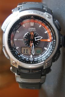 Casio Pathfinder PAW 5000   Mint Pro Trek Watch G Shock
