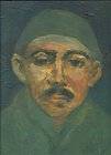 Man In Doo Rag / Carlos Santana ? Original Fine Art Painting by Mark 