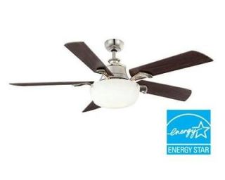 Hampton Bay Winfield 52 Ceiling Fan w/ Light Kit & Remote Control 