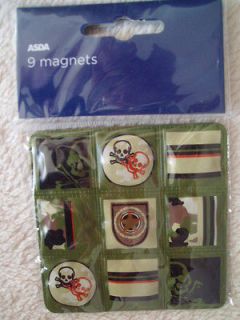 PARTY FAVOURS (BOYS) ARMY FRIDGE MAGNETS   BN   Great for birthday 