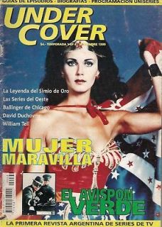 LINDA CARTER WONDER WOMAN magazine UNDERCOVER 1999