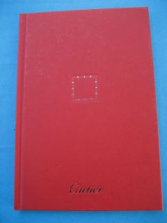 CARTIER   WATCHES & JEWELLERY COLORED BOOK W/ AMAZING PHOTOS  AUTH 