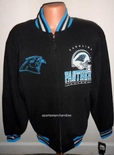 Carolina Panthers NFL Hard Knock Fleece Jacket By NFL Team Apparel 