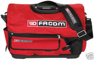NEW FACOM STRONG CANVAS RED BAG TOOL BAG * LARGE