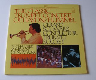 Gerard Schwarz 1979 DMS / Delos Japan Digital LP Haydn / Hummel 
