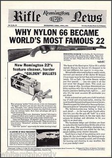 1961 REMINGTON Nylon 66 Autoloading .22 RIFLE AD