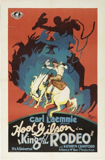 KING OF THE RODEO MOVIE POSTER Carl Laemmle HOT VINTAGE   PRINT IMAGE 