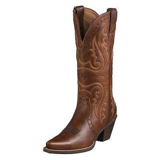   Heritage Western X Toe Cowboy Western Boots Vintage Carmel 10005908