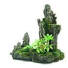 Mountain Aquarium Ornament tree   Rock Cave stone HIDE bonsai 