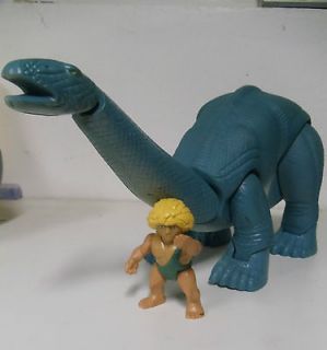 Apatosaurus With Caveman Definitely Dinosaurs 1987 Playskool Toy