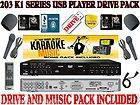 Cavs dvd 203g USB 203g usb scdg karaoke player w/ drive 2 mics 