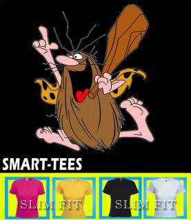 CAPTAIN CAVEMAN WOMENS T SHIRT ALL SIZES AND COLOURS