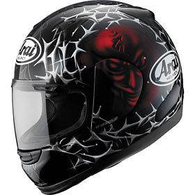 red xl arai profile sinister full face helmet chaparral motorsports