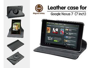 For Google Nexus 7 inch Tablet 360° Rotating Leather Stand Case Cover 