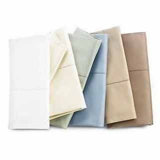 Newly listed CHARISMA Avery 600 Thread Count Cotton Sateen QUEEN Flat 