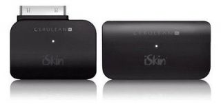 iSkin Cerulean Bluetooth A2DP Audio Transmitter + Receiver for iPod 