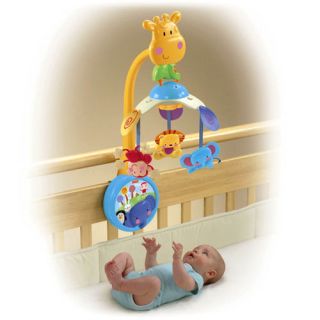 New Fisher Price Discover n Grow 2 in 1 Musical Crib Stroller Mobile