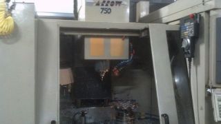   Arrow 750 CNC Vertical Machining Center Mill CT40 30x20 Renishaw