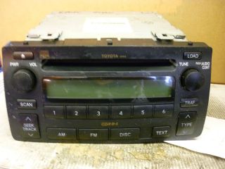 03 08 Toyota Corolla Radio 6 Disc Cd Player A51814