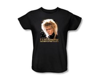 Licensed Jim Henson David Bowie Labyrinth Jareth Women Shirt S XL
