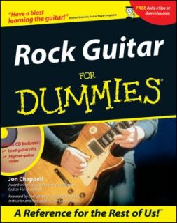 Rock Guitar for Dummies by Jon Chappell 2001, Paperback