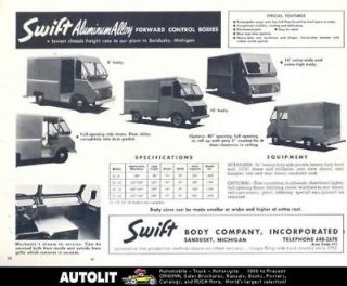 1965 Chevrolet Swift Step Van Truck Ad