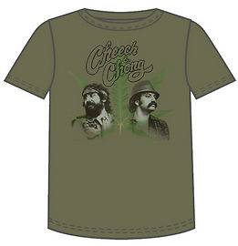 CHEECH & CHONG T Shirt  PHOTO LEAF ARMY S/L/XL  NEW*