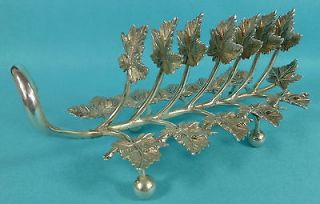 Stunning Victorian Sterling Silver Toast Rack Vine Leaves Branches J 