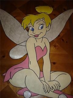 TINKERBELL hand painted wallpaper mural ~ YOU Pick one