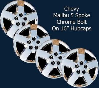 2008 Chevrolet Malibu LS 16 Chrome Upgrade Hubcaps Wheel Covers Set/4 