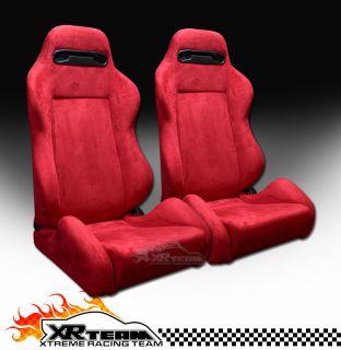   Sport Racing Bucket Seats+Sliders New Pair 40 (Fits Chevrolet Nova