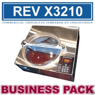   REVX REVOLATION X3210 REV X CHOCOLATE TEMPERING MACHINE BUSINESS PACK