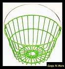  COAT LT. GREEN WIRE EGG BASKET FOR CHICKEN POULTRY GEESE DUCK TURKEY