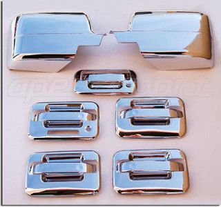 04 08 Ford F150 Chrome Door Handle Mirror Covers Bezels (Fits 2005 