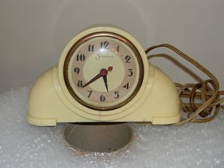 Vintage 1940s Art Deco Sessions Alarm Clock   USA  