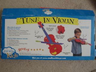   Play Tune in Violin Chid play music 18 songs light Realistic bow