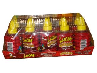 Pack   Gusano Chamoy Mexican Liquid Candy By Lucas (10 Pieces) 1.34 