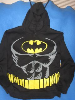 BATMAN Bruce Wayne MASK movie Comic BOOK Jacket MENS COSTUME HOODIE 