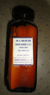 Civil Defense Sodium Chloride (Table Salt) from Fallout Shelter 