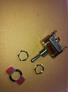 Toggle Switch ON OFF ON cars, boats, etc FREEPOST Spring to Centre
