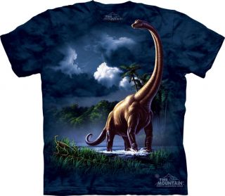 Brachiosaurus Dinosaur The Mountain Adult & Youth T Shirts