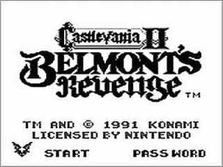 Castlevania II Belmonts Revenge Nintendo Game Boy, 1991