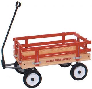   Valley Road Speeder, Radio Flyer style, Childrens Kids Red Wagon16x28