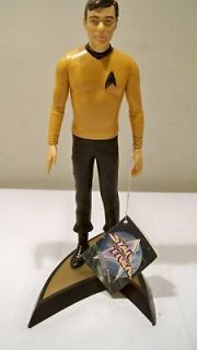 NEW 1991 Hamilton Star Trek Captain Kirk Doll w/Stand