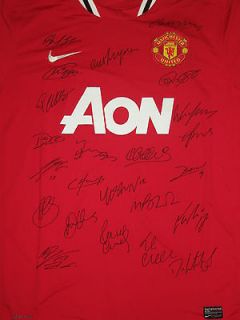 CLEARANCE Manchester United Man Utd signed shirt jersey Rooney Giggs 