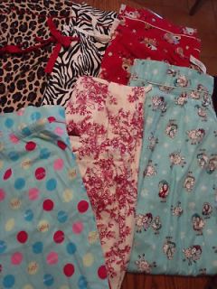   Size M XL 1X 2X or 3X Flannel Sleep Pant Pajama Sleepwear Choice NWT