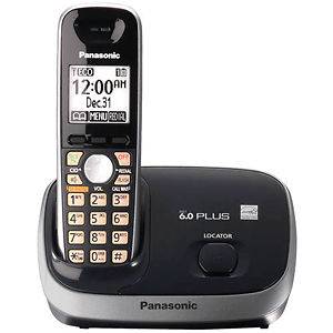 Panasonic KX TG6511B Dect 6.0+ Cid Hssp Rubber Grip