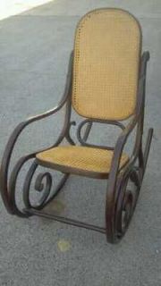 Bentwood Thonet Rocker Chair Circa 1896 (unsigned)