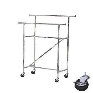 Rolling Garment Clothing Retail Display Clothes Rack CR 40W